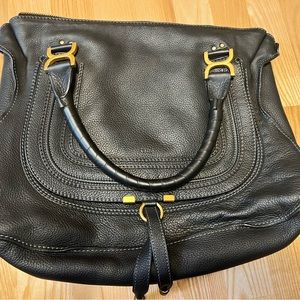 Chloe Marcie Medium Saddle Shoulder Bag